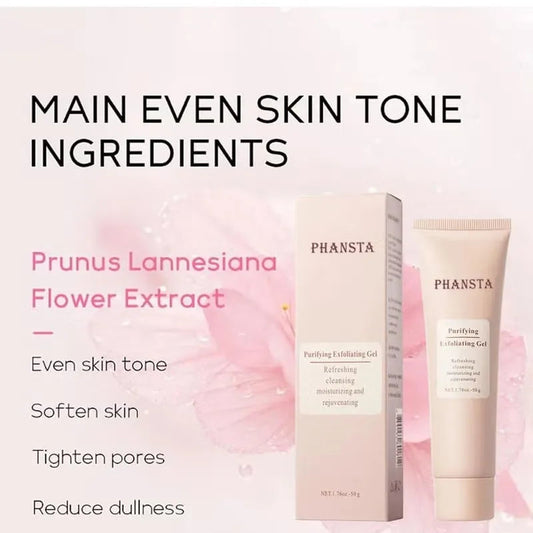 جل مقشر ومنقي للبشرة