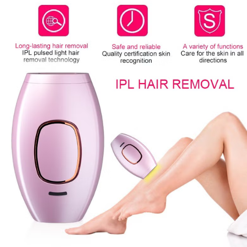 جهاز إزالة الشعر بتقنية IPL – ليزر منزلي فعال وآمن